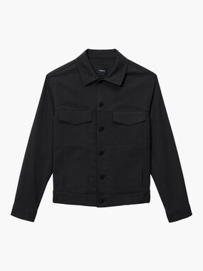 Theory Men's Black Button-Front Jacket